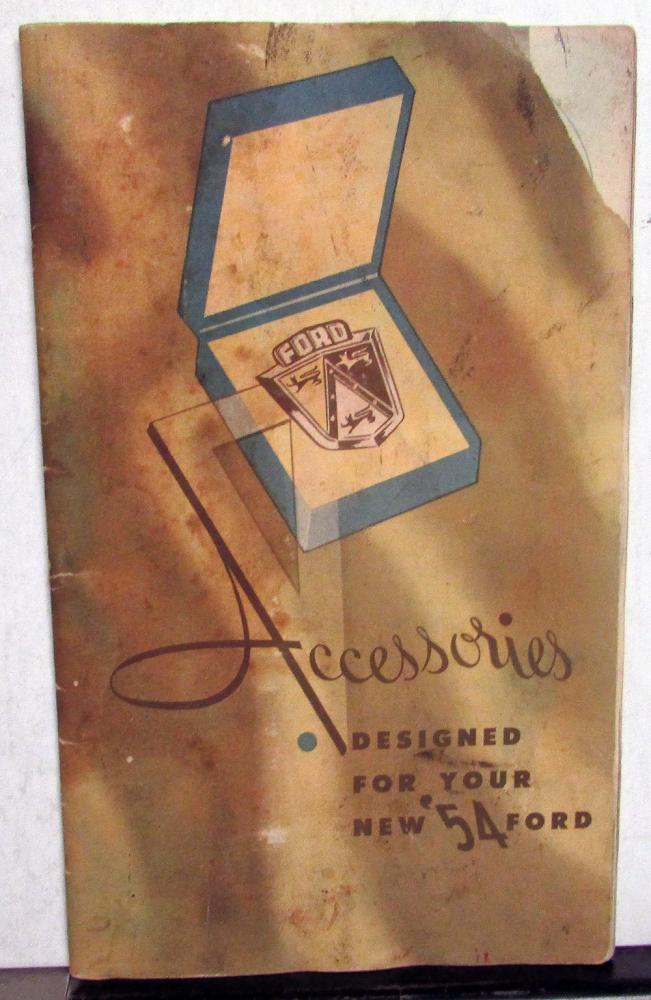 1954 Ford Accessories Sales Brochure