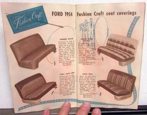 1954 Ford Accessories Sales Brochure