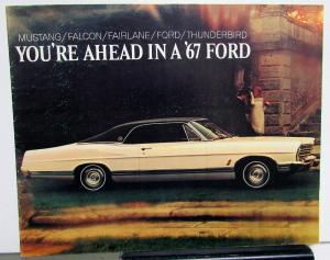 1967 Ford You Are Ahead in a 67 Sales Brochure - Canadian