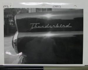 1955 Ford Thunderbird Photos Set Of Two