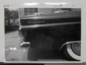 1955 Ford Thunderbird Photos Set Of Two