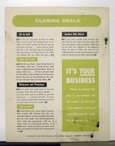 1956 Ford Used Car Selling Guide