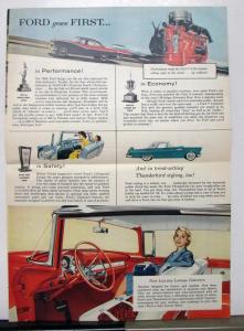1956 Ford Fairlane Mainline Customline Sales Folder Rev May 1956