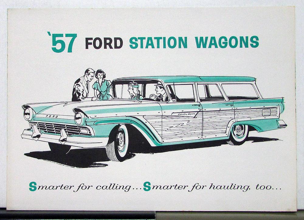 1957 Ford Station Wagons Sales Brochure