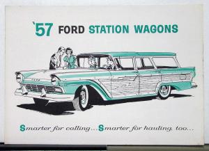 1957 Ford Station Wagons Sales Brochure
