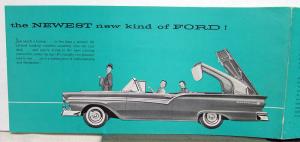 1957 Ford Skyliner Hide Away Retractable Hardtop Sales Brochure