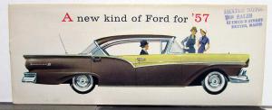 1957 Ford Custom Fairlane 500 Station Wagon Sales Brochure Rev Oct 1956