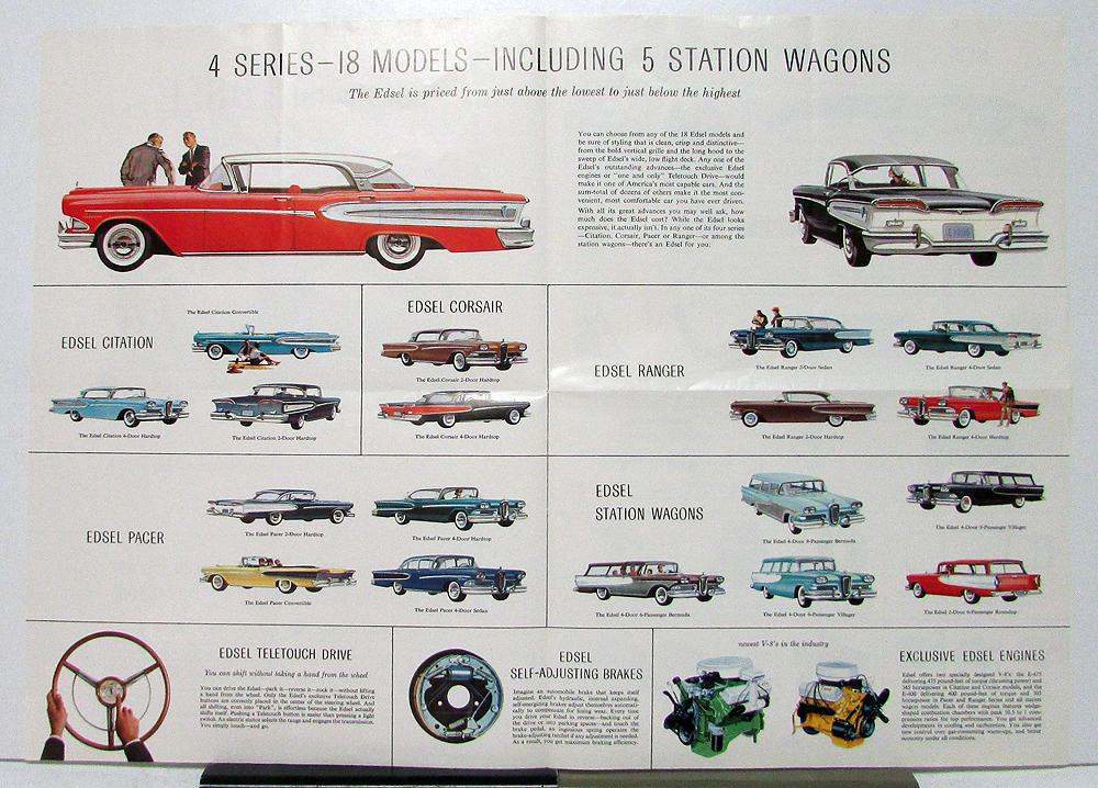1958 Ford EDSEL CITATION IMP Brochure 