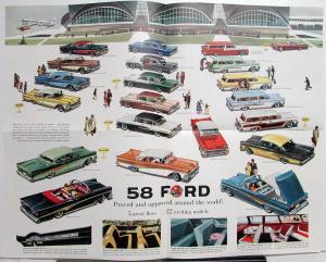 1958 Ford Fairlane Custom Station Wagon Sales Folder Rev Sept 57