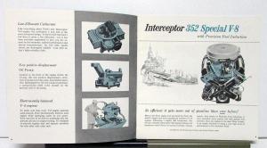 1958 Ford Interceptor V8 Engine Sales Brochure