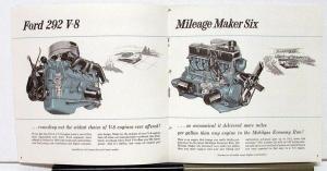 1958 Ford Interceptor V8 Engine Sales Brochure