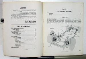 1958 Ford Fordaire Suspension Shop Manual