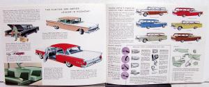 1959 Ford Thunderbird Fairlane Custom 300 Sales Brochure Revise 10/58