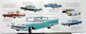 1959 Ford Thunderbird Fairlane Custom 300 Sales Brochure