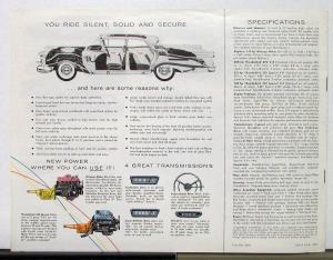 1959 Ford Thunderbird Fairlane Custom 300 Sales Brochure