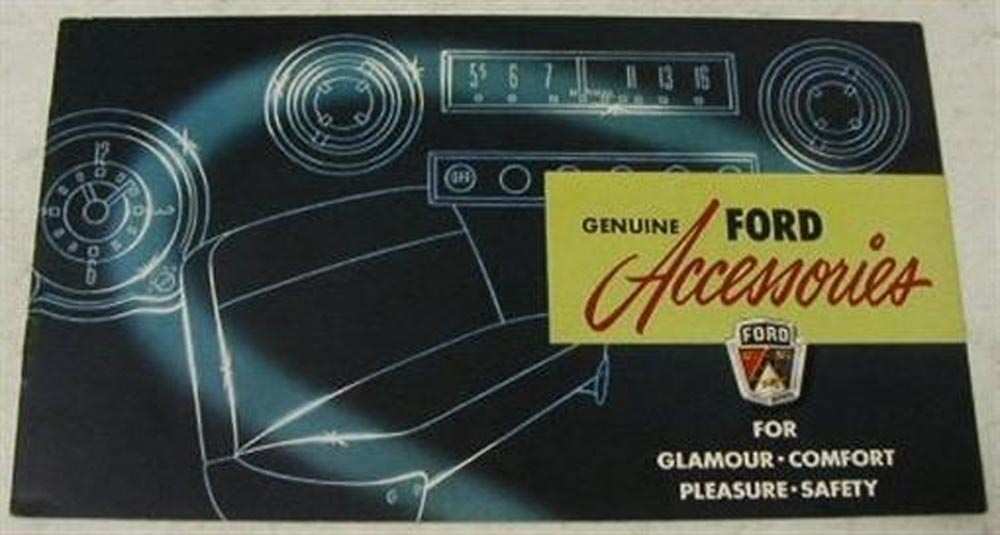 Ford 1951 Accessories Sales Brochure Original