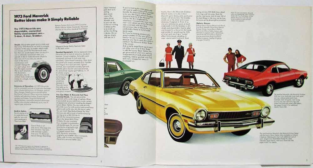 1973 Ford Maverick Sales Brochure Canadian REVISED