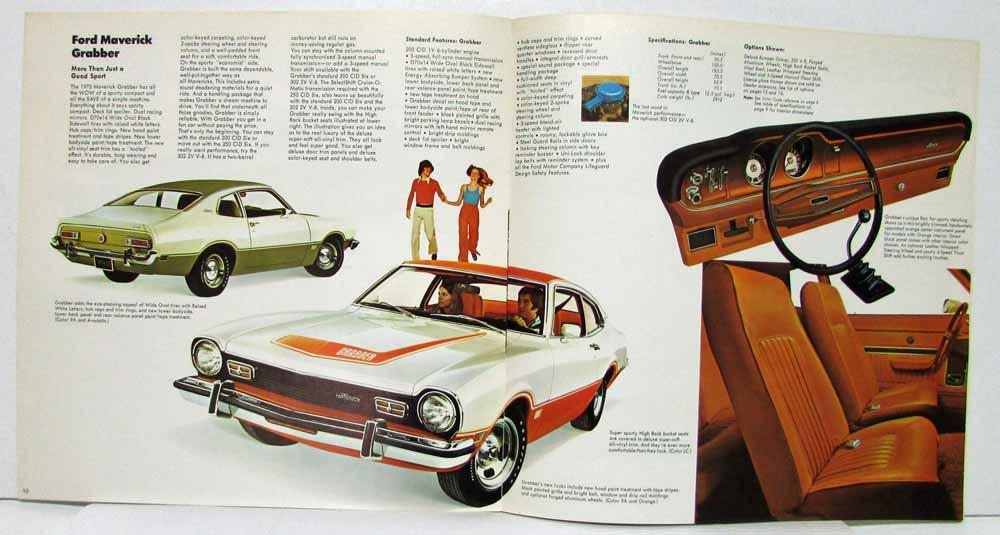 1973 Ford Maverick Sales Brochure Canadian REVISED