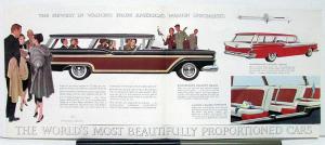 1959 Ford County Squire Sedan Station Wagon Sales Folder