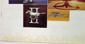 1974 The Ford Line Sales Brochure Torino Mustang II Thunderbird LTD - Canadian