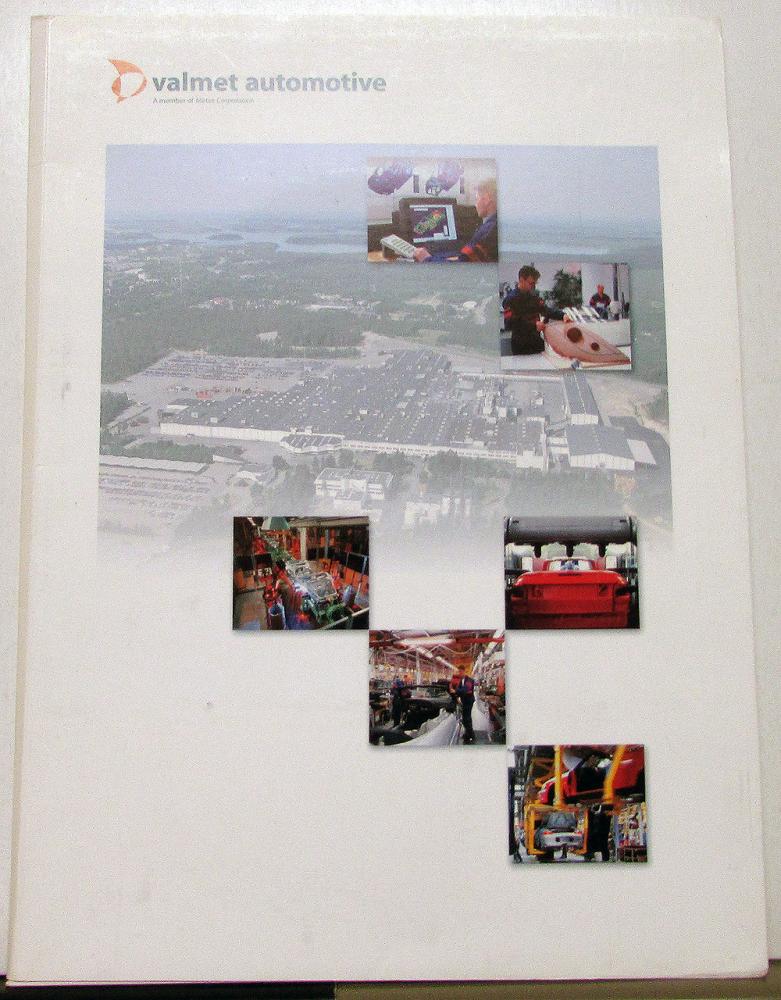 2000 Valmet Raceabout Sports Car Press Kit Geneva Original