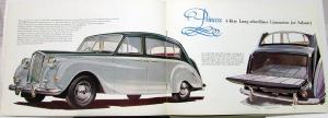 1960 1961 1962 Vanden Plas Princess Saloon & Limo BMC Auto Sales Brochure Orig