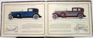 1929 Cadillac Fleetwood Custom Coachcraft Prestige sales Brochure