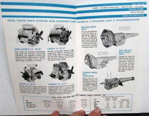1959 Ford Edsel Corsair Villager Ranger Quick Facts Sales Brochure Original