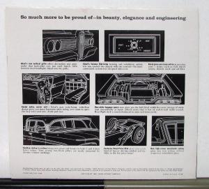 1959 Ford Edsel Corsair Ranger Villager Sales Folder Poster Display Original