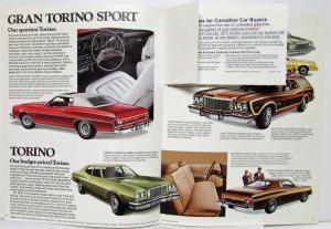 1975 Ford Torino Sales Brochure - Canadian