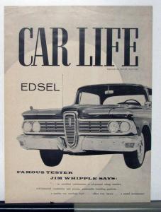 1959 Ford Edsel Car Life Reprint Canadian Sales Brochure
