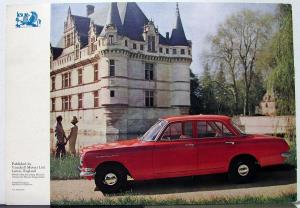 1964 Vauxhall Velox Cresta Auto Sales Brochure Color Oversized England Original
