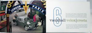 1964 Vauxhall Velox Cresta Auto Sales Brochure Color Oversized England Original