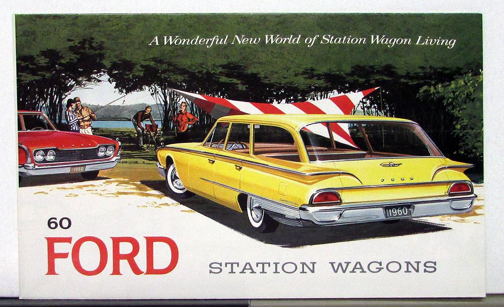 1960 Ford Station Wagon Sales Folder