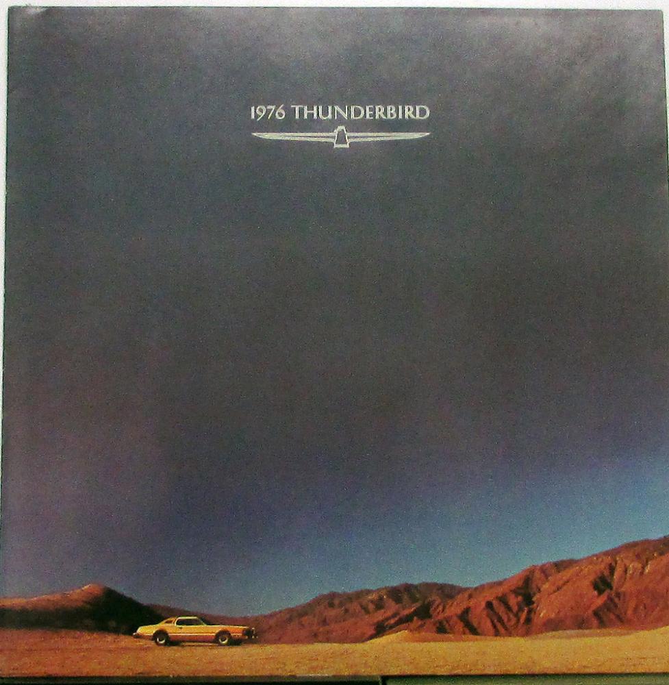 1976 Ford Thunderbird Oversized Sales Folder Canadian Original