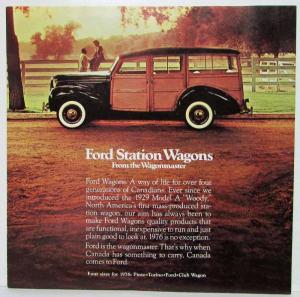 1976 Ford Station Wagons Sales Folder - Canadian