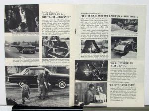 1960 Ford Falcon Fairlane 500 First Owners Report Sales Brochure