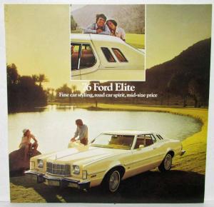 76 Ford Elite Sales Folder - Canadian