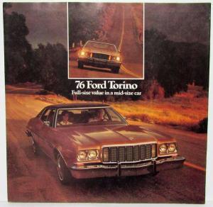 1976 Ford Torino Sales Folder REVISED - Canadian