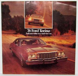 1976 Ford Torino Full Size Value Sales Folder - Canadian