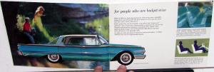 1960 Ford Edsel Ranger Villager New Nifty Thrifty Color Sales Brochure Original