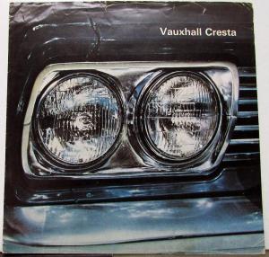 1965 Vauxhall Cresta French Text Color Sales Brochure Original