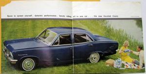 1965 Vauxhall Cresta UK England Market Color Sales Brochure Original