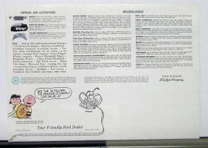 1961 Ford Falcon Sales Folder Dtd 8 60 Form FDC 6131