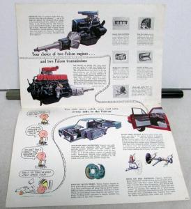 1961 Ford Falcon Sales Brochure with the Peanuts Characters