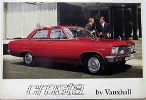 1967 Vauxhall Cresta England Market Right Hand Drive Color Sales Brochure Orig