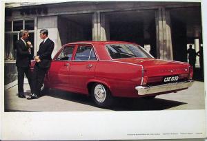 1967 Vauxhall Cresta England Market Right Hand Drive Color Sales Brochure Orig