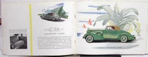 1936 Cadillac LaSalle Sedan Coupe Prestige Dealer Sales Brochure Original