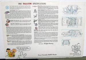 1961 Ford Falcon Sales Brochure Revised 12-60
