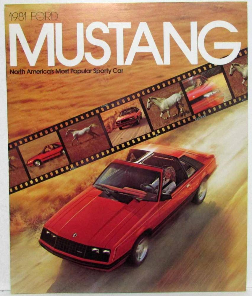 1981 Ford Mustang Sales Brochure - Canadian